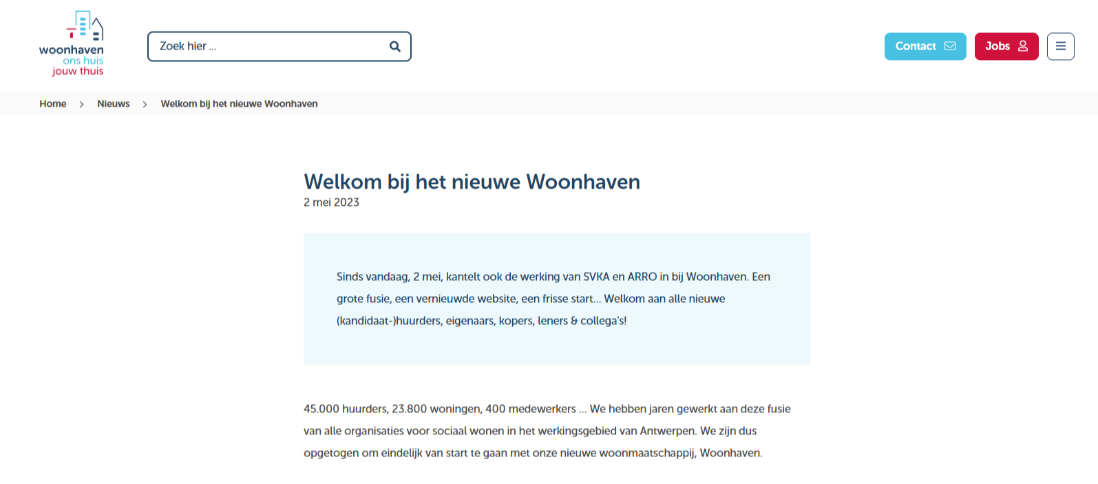 website Woonhaven